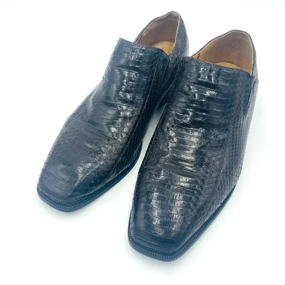 Giorgio Brutini Brown Genuine Snakeskin Loafers Shoes Men\'s Size 15, 155212 Giorgio Brutini Brown Genuine Snakeskin | Mercari main image 2